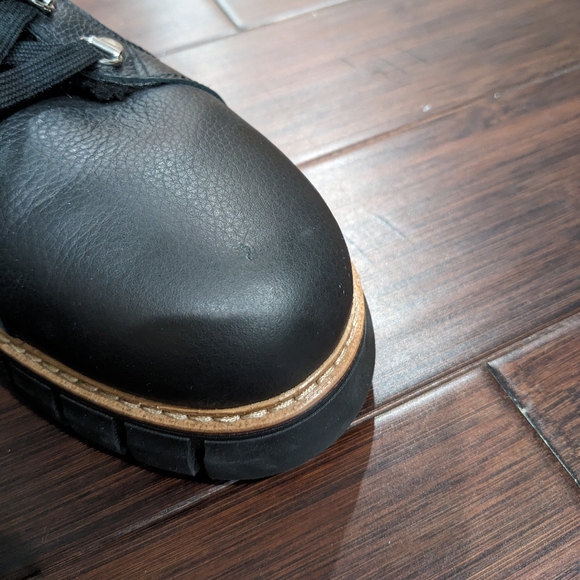 Oscar Sport black leather lace up winter boots - Picture 9 of 9